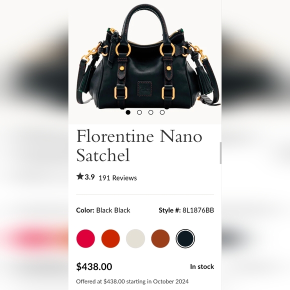 Dooney & Bourke Florentine Nano Satchel - Picture 12 of 12